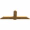 Ekena Millwork Eugene Rough Sawn Timber Gable Bracket, Western Red Cedar, 60"W x 22"H x 2"D x 6"F, 9/12 Pitch GBW060X22X0206EUG00RWR - alternate 5